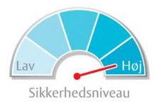 Højeste sikkerhedsniveau Højeste sikkerhedsniveau