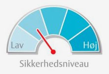 Næstlaveste sikkerhedsniveau Næstlaveste sikkerhedsniveau